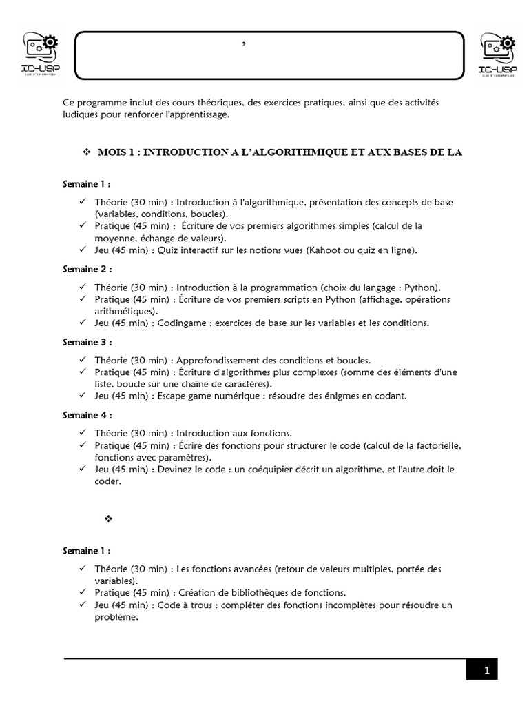 Apprendre Python en 30 minutes | PDF | Programmation informatique ...