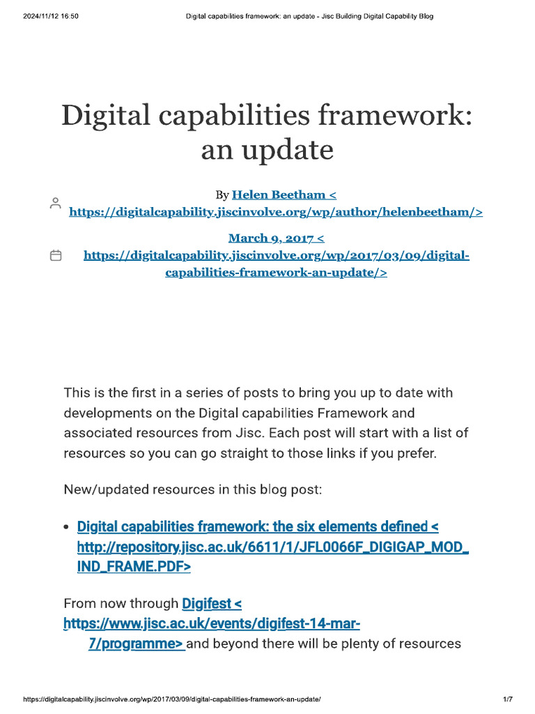 Digitalcapability | PDF