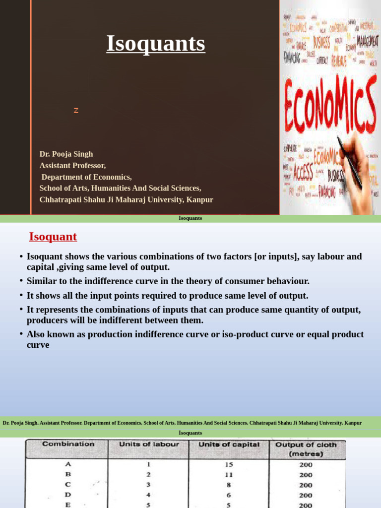 Isoquant | PDF
