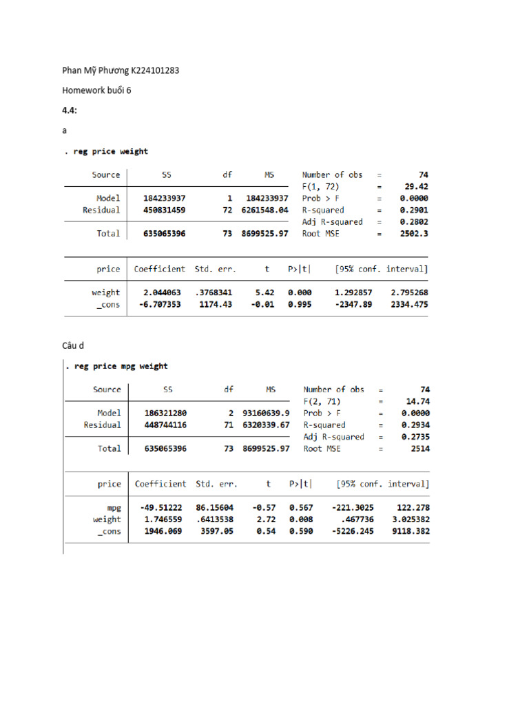 Homework Bu I 6 | PDF