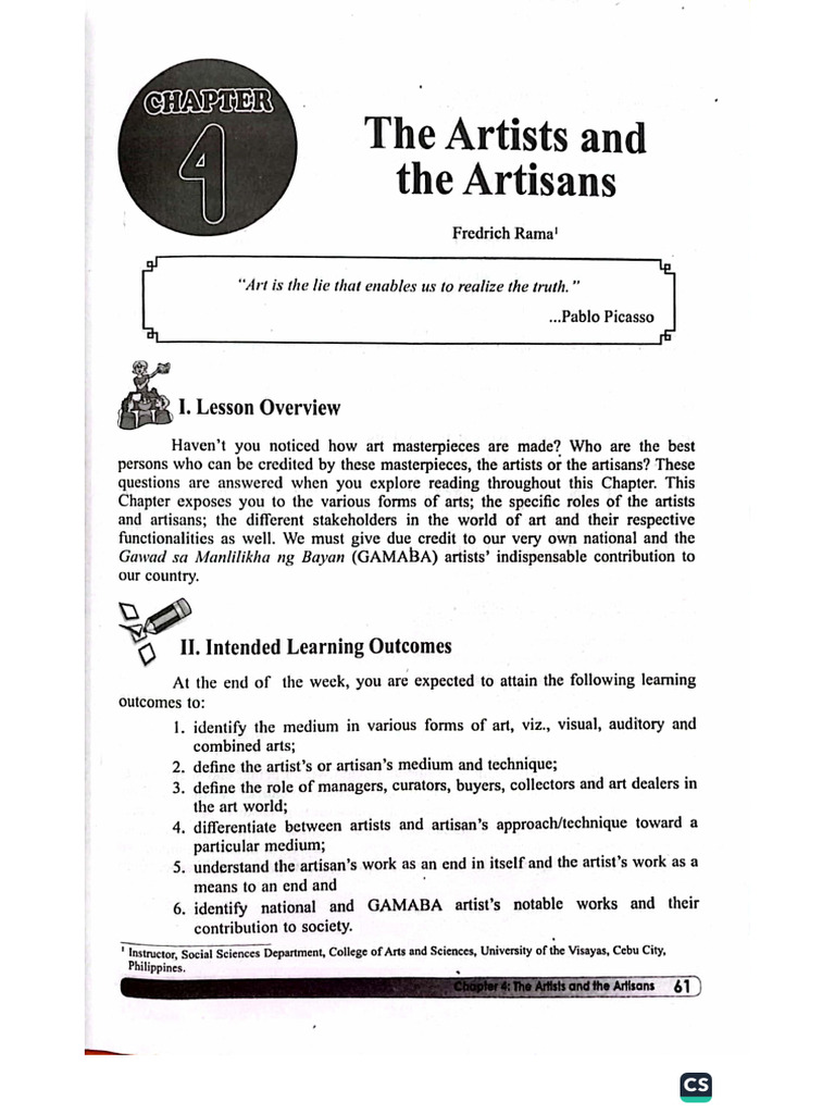 Chapter 4 Art Appreciation | PDF