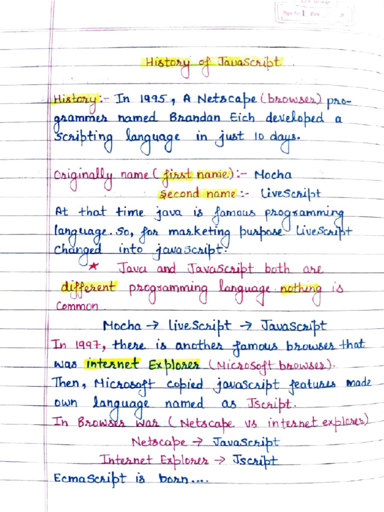 Javascript Notes 2024 | PDF