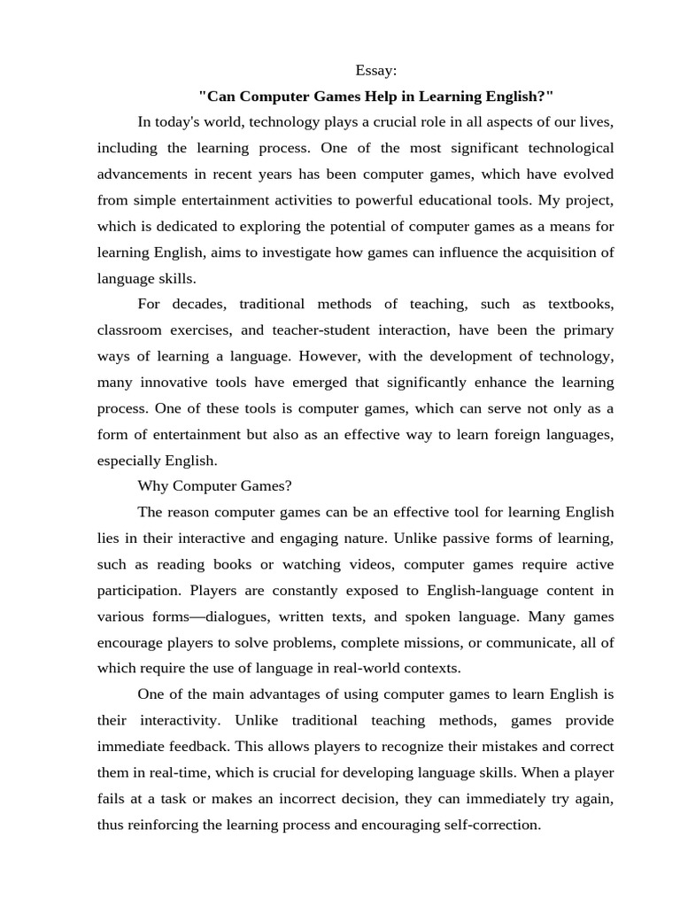  pdf learning video games