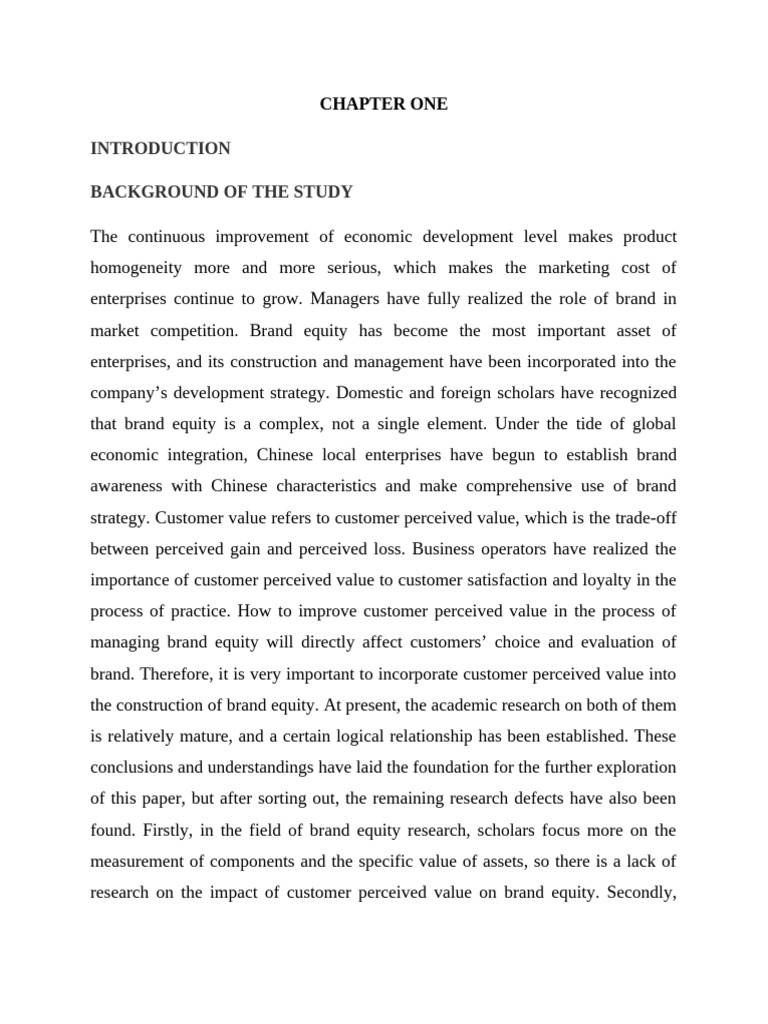 Customer Perceived Value and Brand Choice-1 | PDF | Brand | Behavior