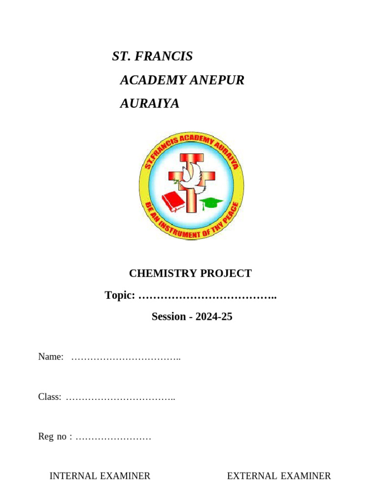 12 B Chemistry Project Template | PDF | Art
