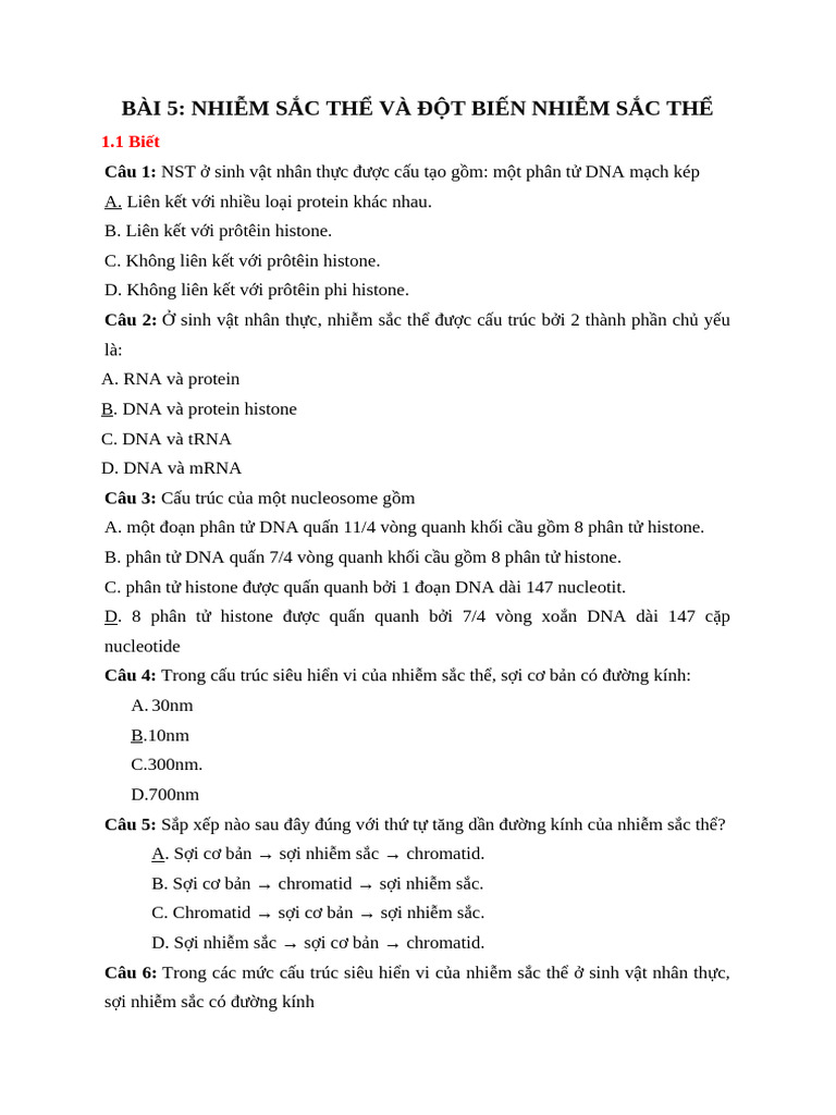 Gưi Hs Ôn Tập Bai 5 Khoia 12 | PDF