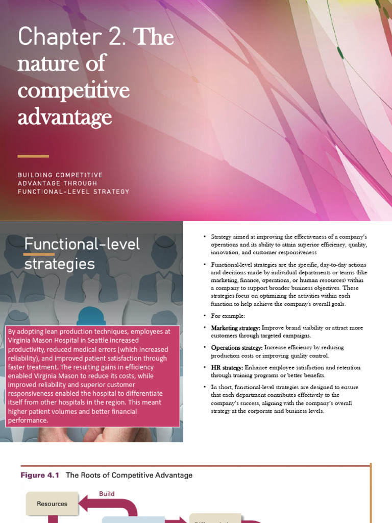 Understanding Competitive Advantage | PDF | Economies Of Scale ...
