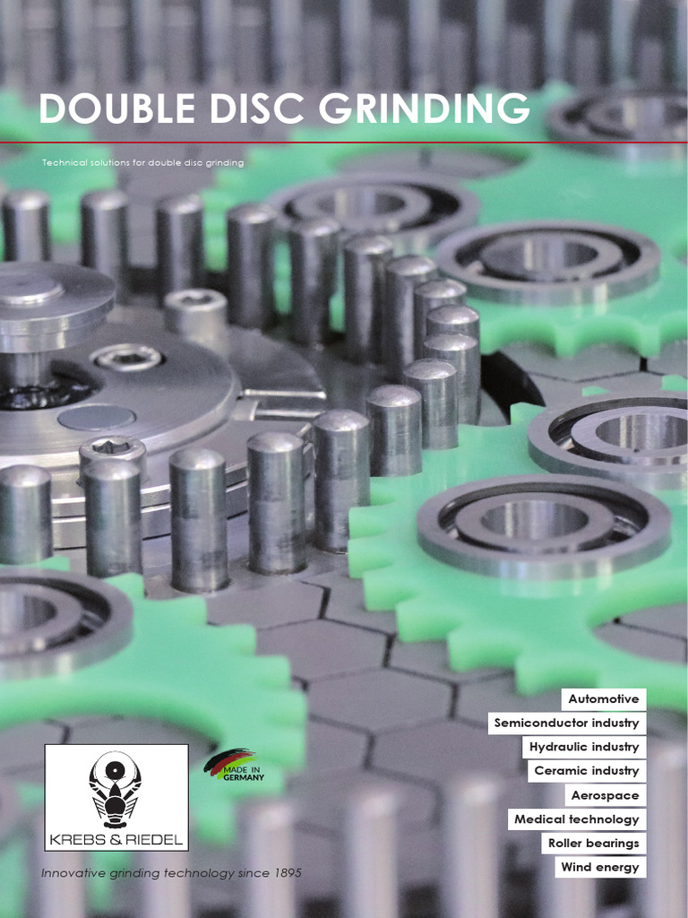 2024 EN Double Disc Grinding | PDF | Grinding (Abrasive Cutting ...