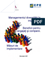 Managementul Diversitatii in Organizatii Beneficii Pentru Angajati Si Companii