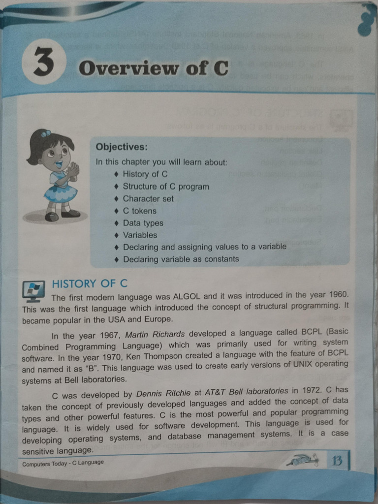 Ix csci ch 3 overview of c pdf