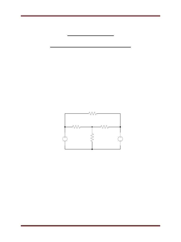 Superposition Theorem Lab Validation | PDF