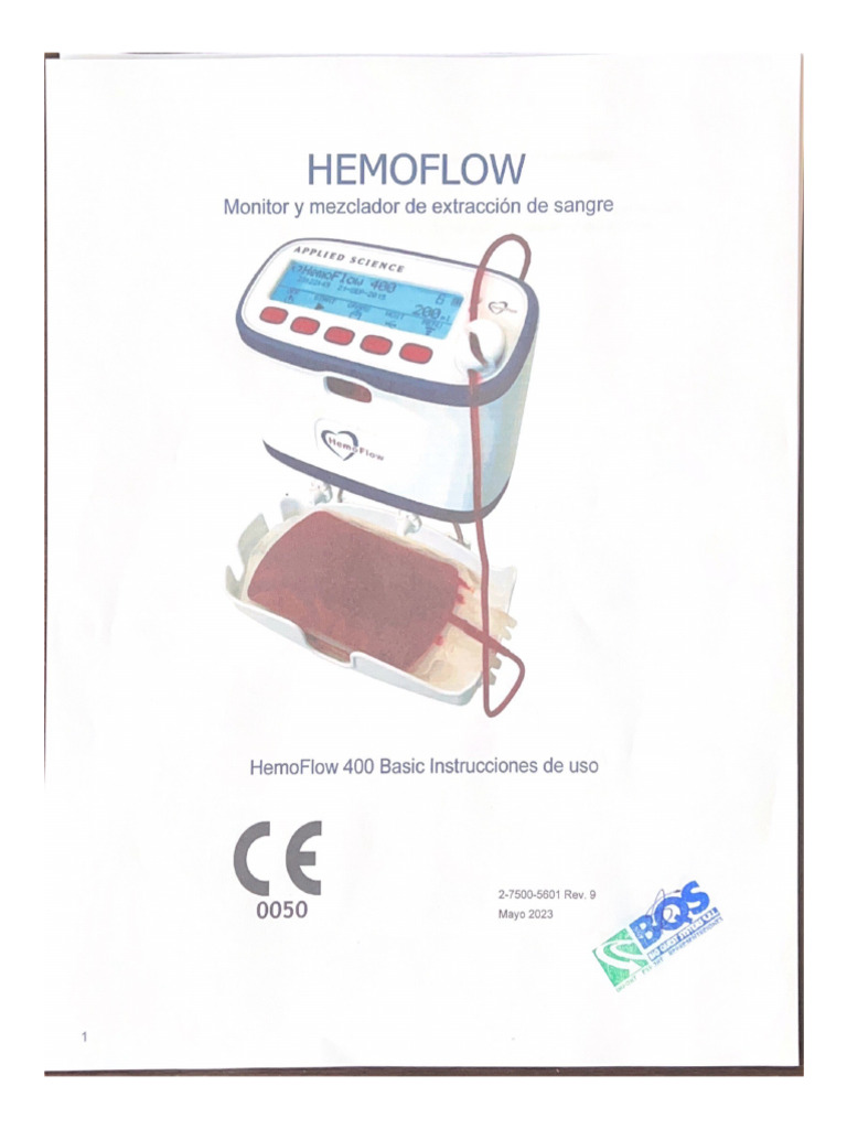HEMOFLOWmanualparte 1 | PDF