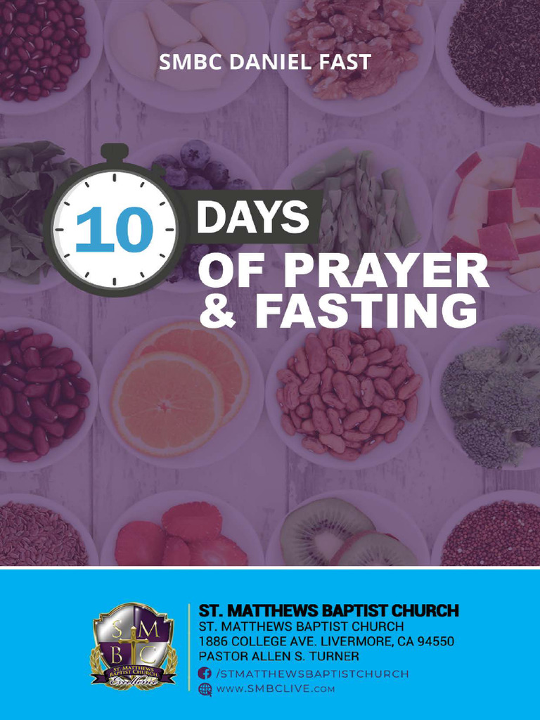 10-Day Daniel Fast Prayer Guide | PDF | Prayer | Lord's Prayer