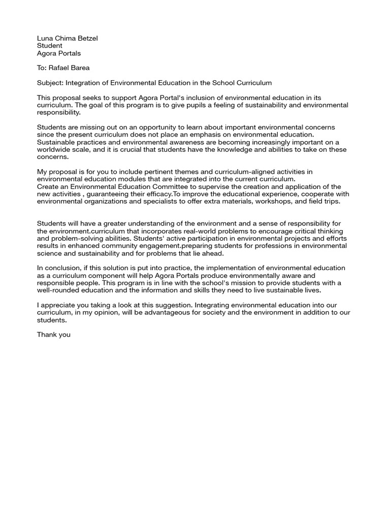 English Proposal | PDF