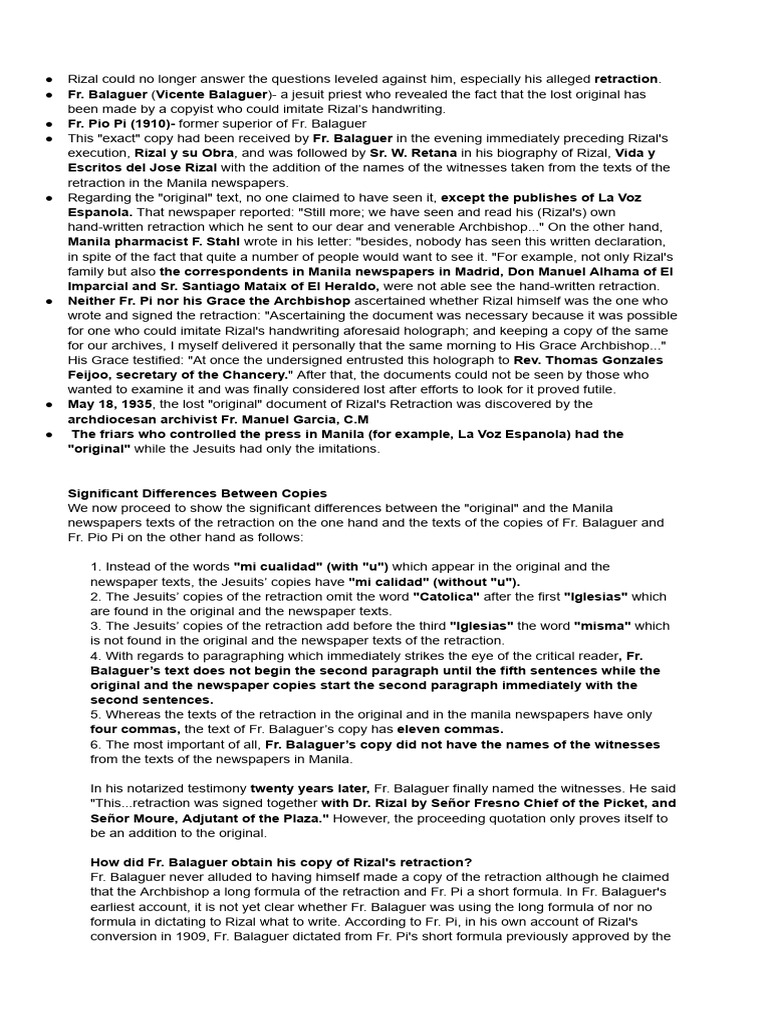 Rizal | PDF