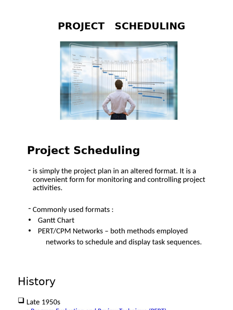 5.0 - Project Scheduling 1 | PDF | Project Management | Operations Research