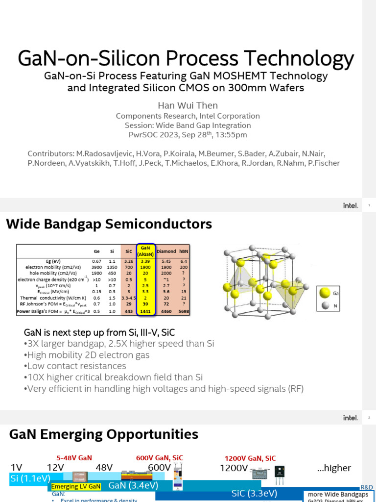 GaN-on-Silicon Process Innovations | PDF | Cmos | Mosfet