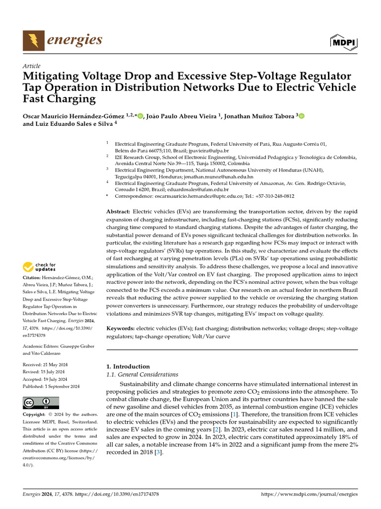 Energies 17 04378 | PDF | Battery Charger | Electric Power Distribution