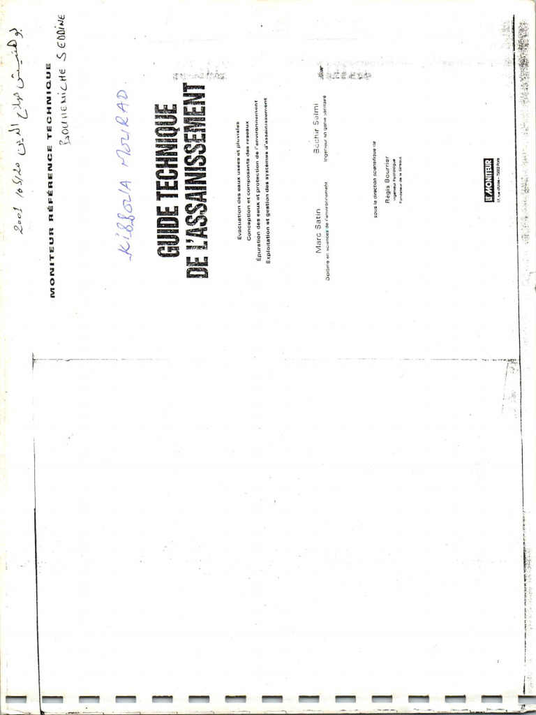 Guide Technique De L Assainissement Pdf