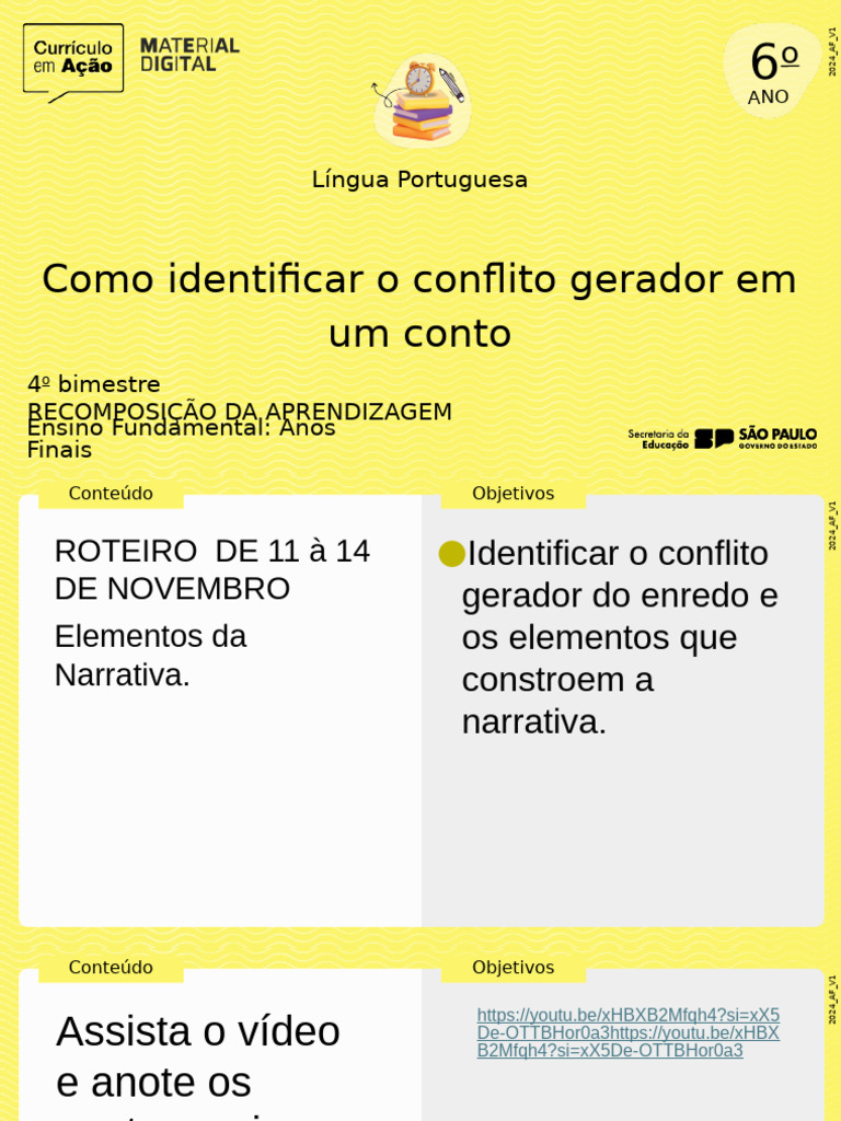 Identificando Conflitos em Contos | PDF