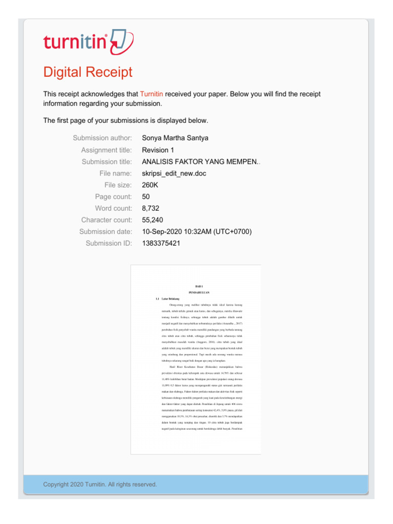 Digital Receipt Skripsi | PDF