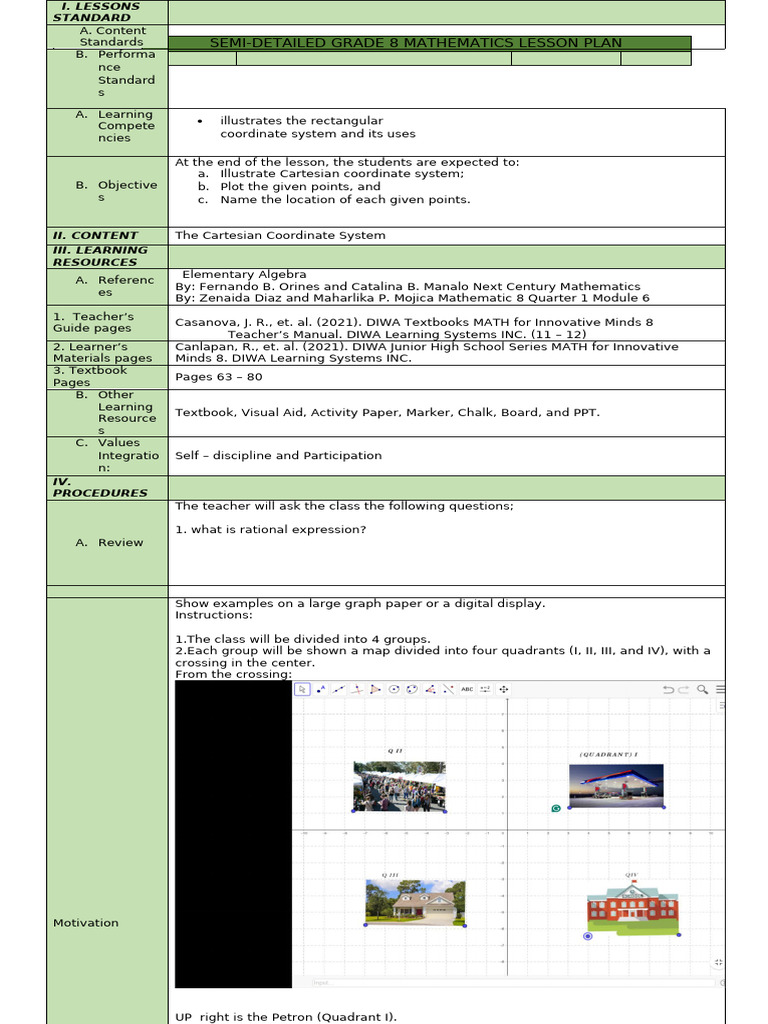 LP Math Lesson 1 | PDF
