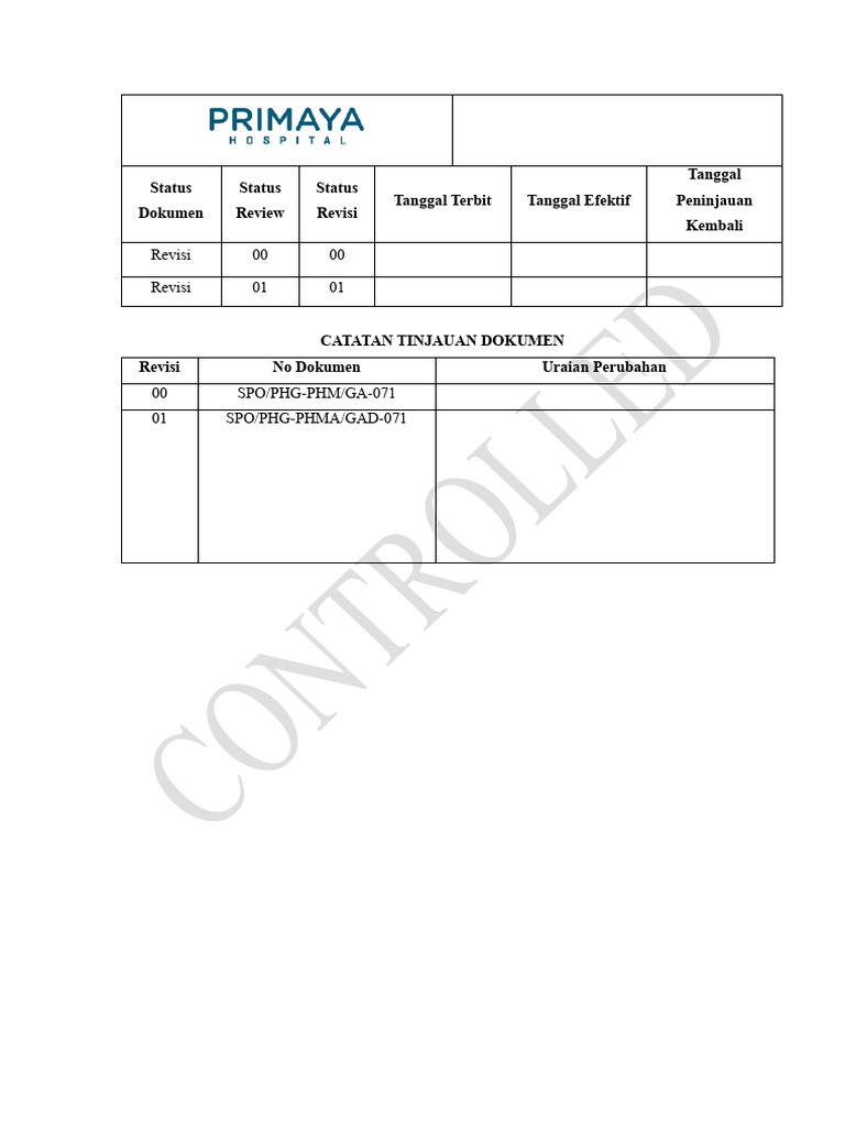Code Brown Penanggulangan Bencana Eksternal | PDF