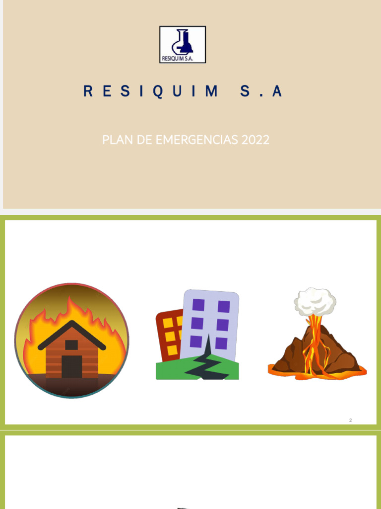 Capacitacion Plan de Emergencias 2022 | PDF | Primeros auxilios | La ...