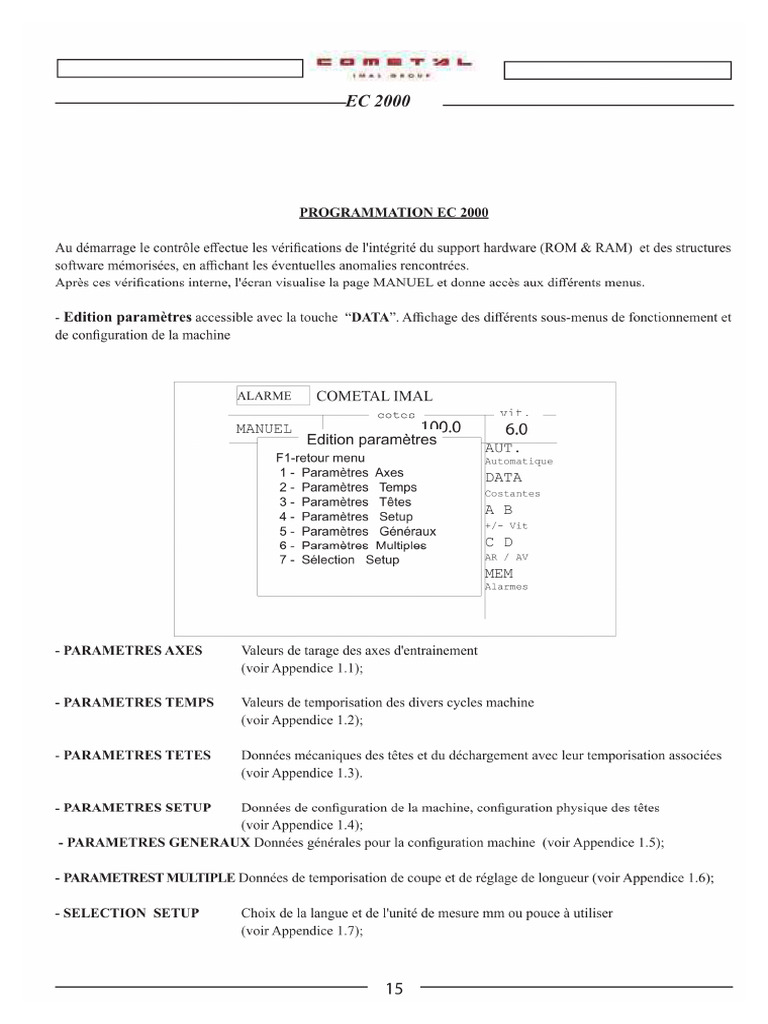 Parametre Codeur PDF — free download