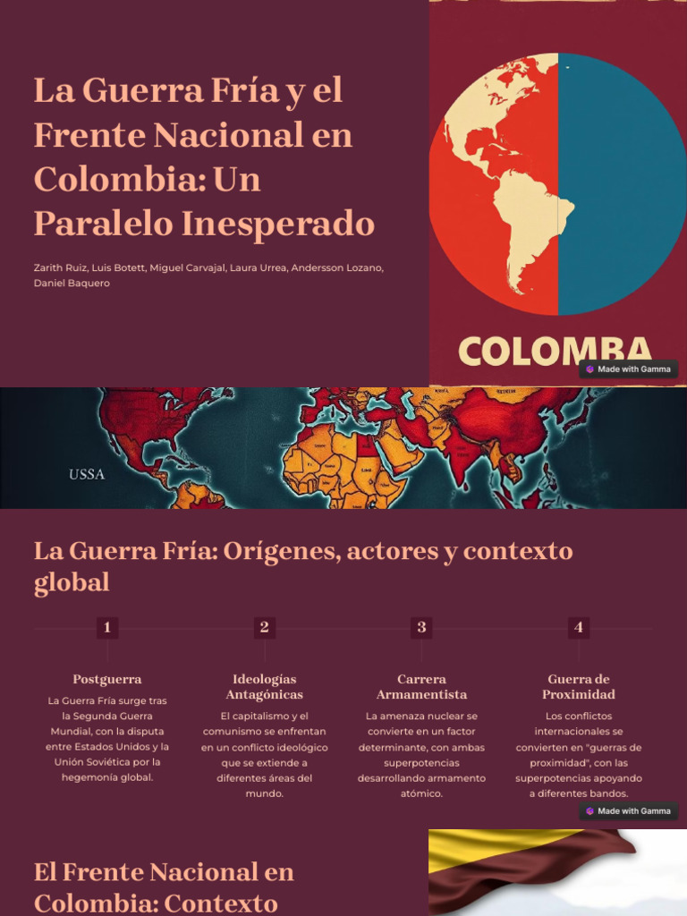 La Guerra Fria y El Frente Nacional en Colombia Un Paralelo Inesperado ...