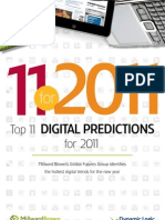 Top 11 tendencias digitales para 2011 (Millward Brown -Dynamic Logic)
