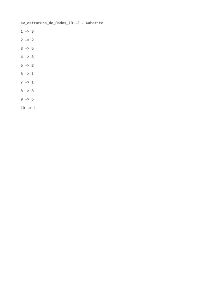 Av estrutura de dados 101 2 gabar pdf