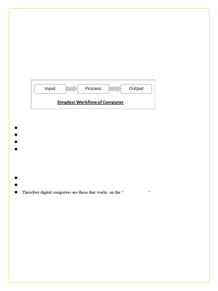 Computer Fundamentals Overview | PDF | Input/Output | Computer Data Storage