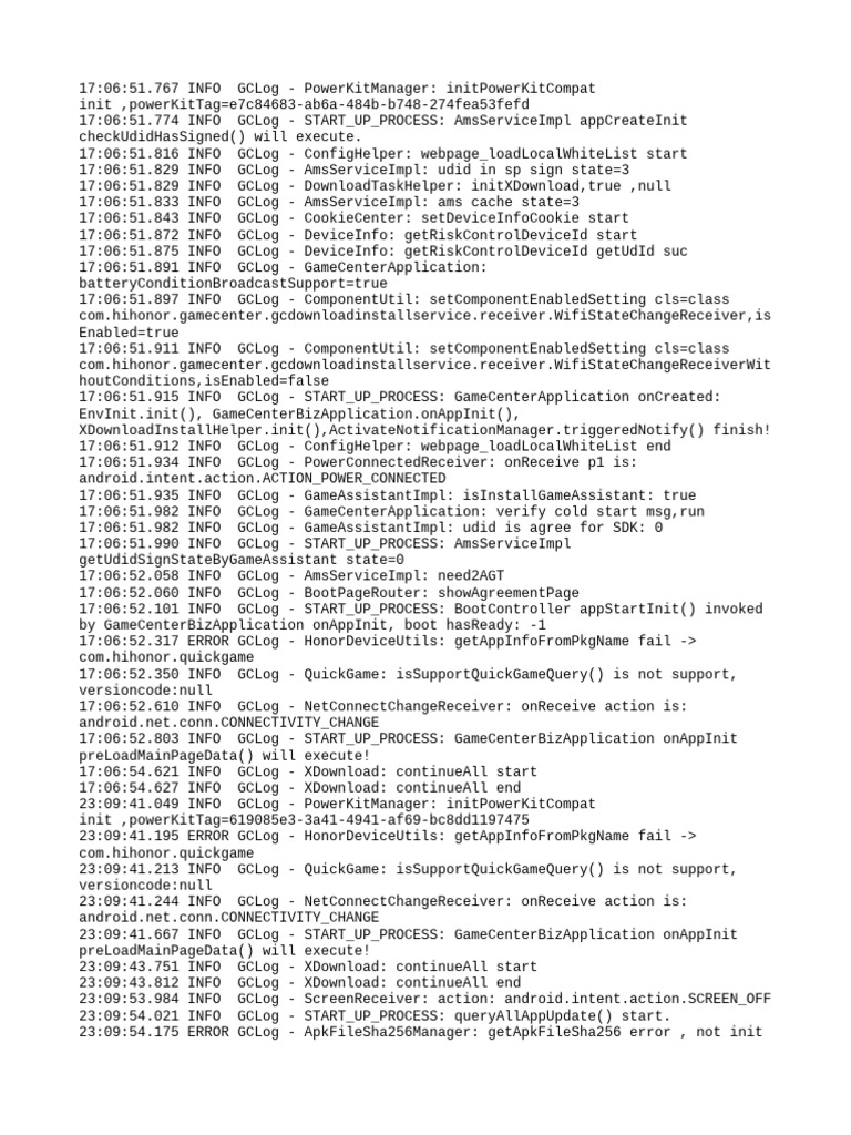 GameCenter Application Log Analysis | PDF | Hypertext Transfer Protocol ...