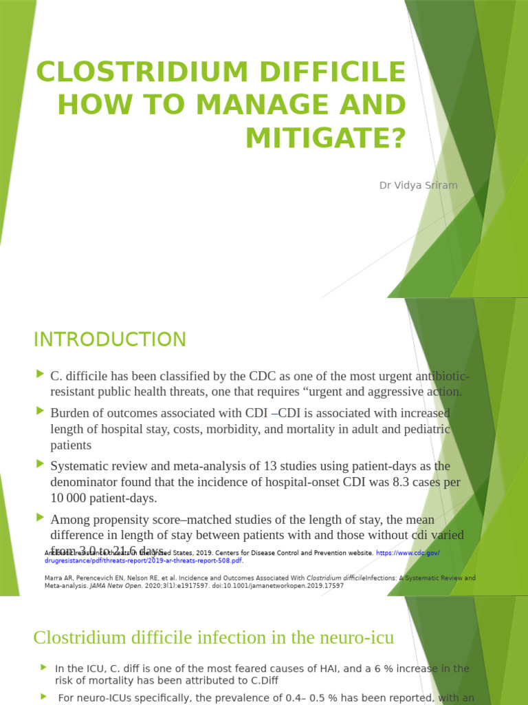 C DIFF NCSI | PDF | Infection | Diseases And Disorders