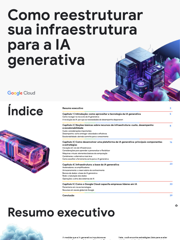 Infraestrutura para IA Generativa: Guia Prático | PDF | Computação em ...
