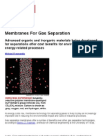 Membranes For Gas Sep