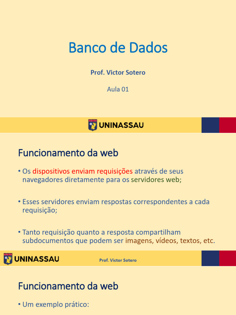 Funcionamento e Estruturas da Web | PDF | Rede mundial de computadores ...
