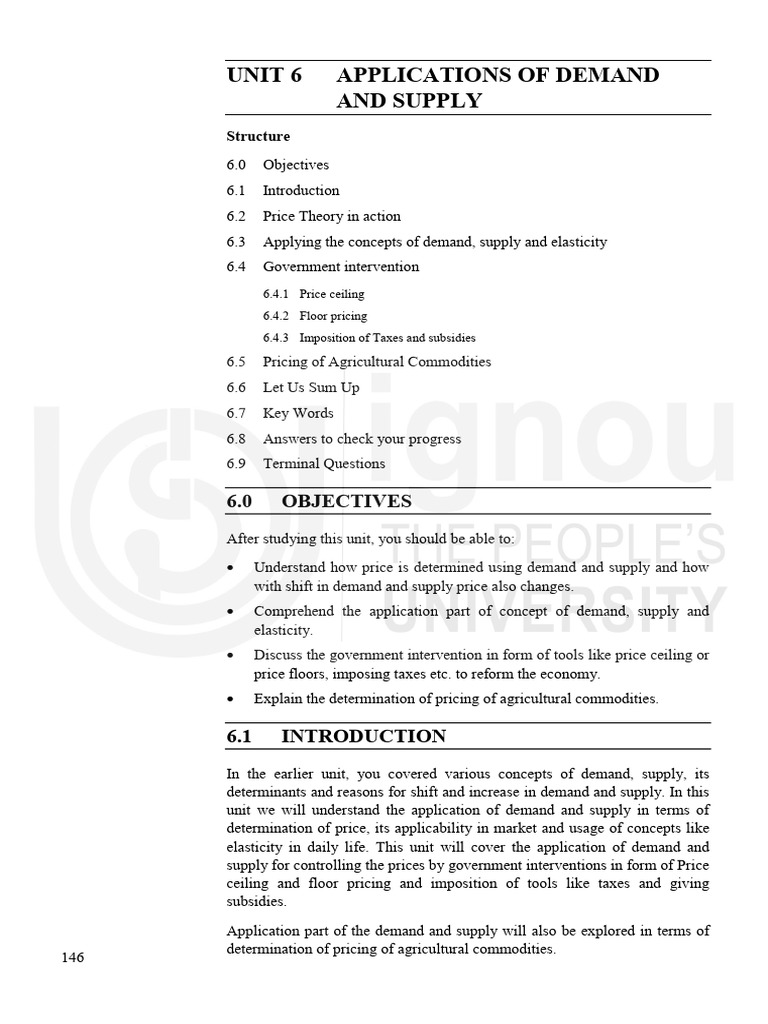 Demand and Supply Applications Explained | PDF | Elasticity (Economics ...