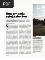 uma em cada sete já abortou
