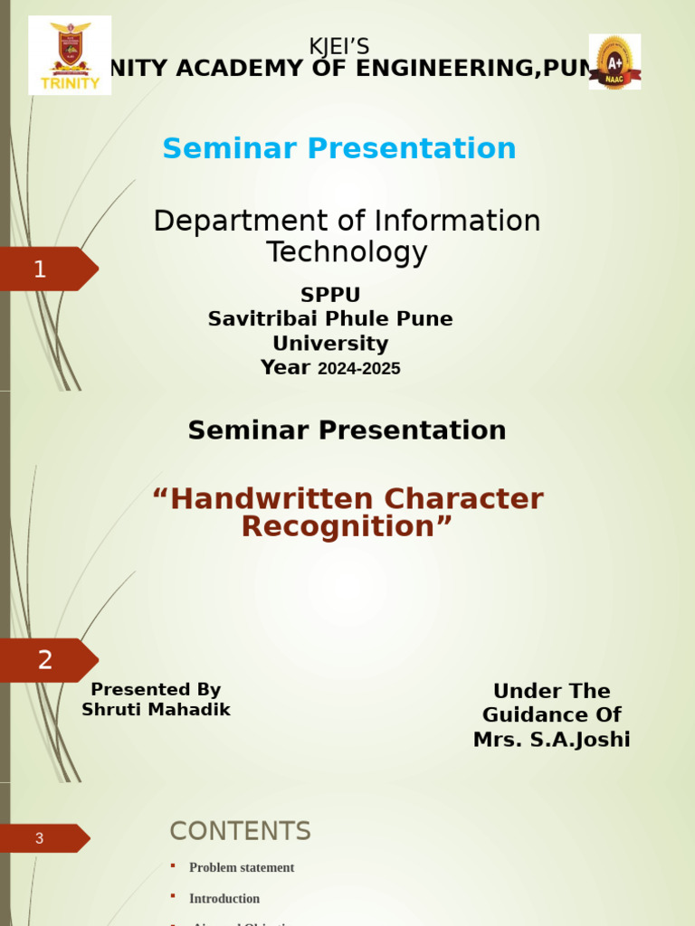 Final Seminar Presentation2 | PDF | Support Vector Machine | Artificial ...