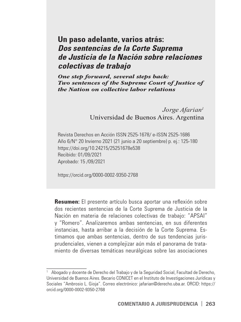 Revista Jca Lib Sindical | PDF | Caso de ley | Sindicato