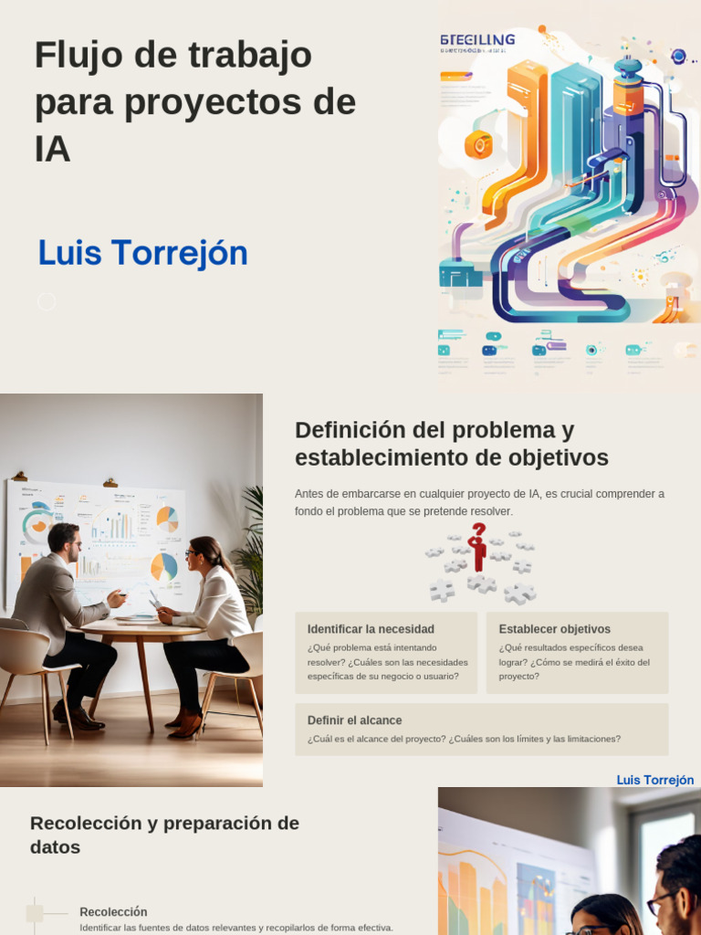 Flujo de Trabajo para Proyectos de IA | PDF | Inteligencia artificial ...