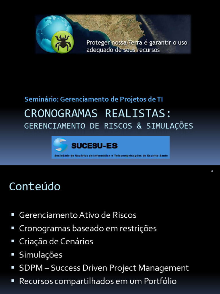 Spider Project Professional e Cenários | PDF