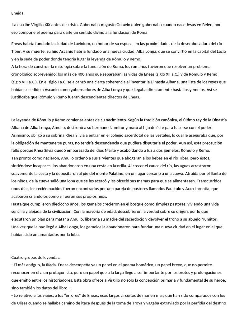 Eneida | PDF | Eneas | Eneida