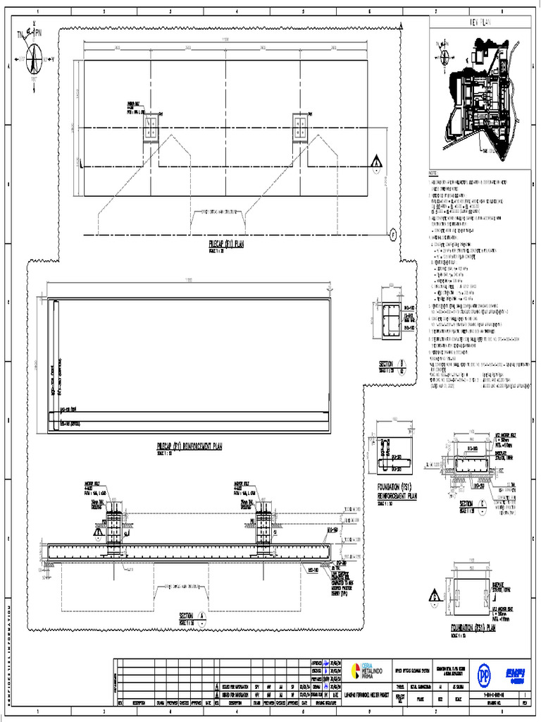 1 004 C 0001 06 1 Drawing For Dryer Offgas Main Structure Foundation ...