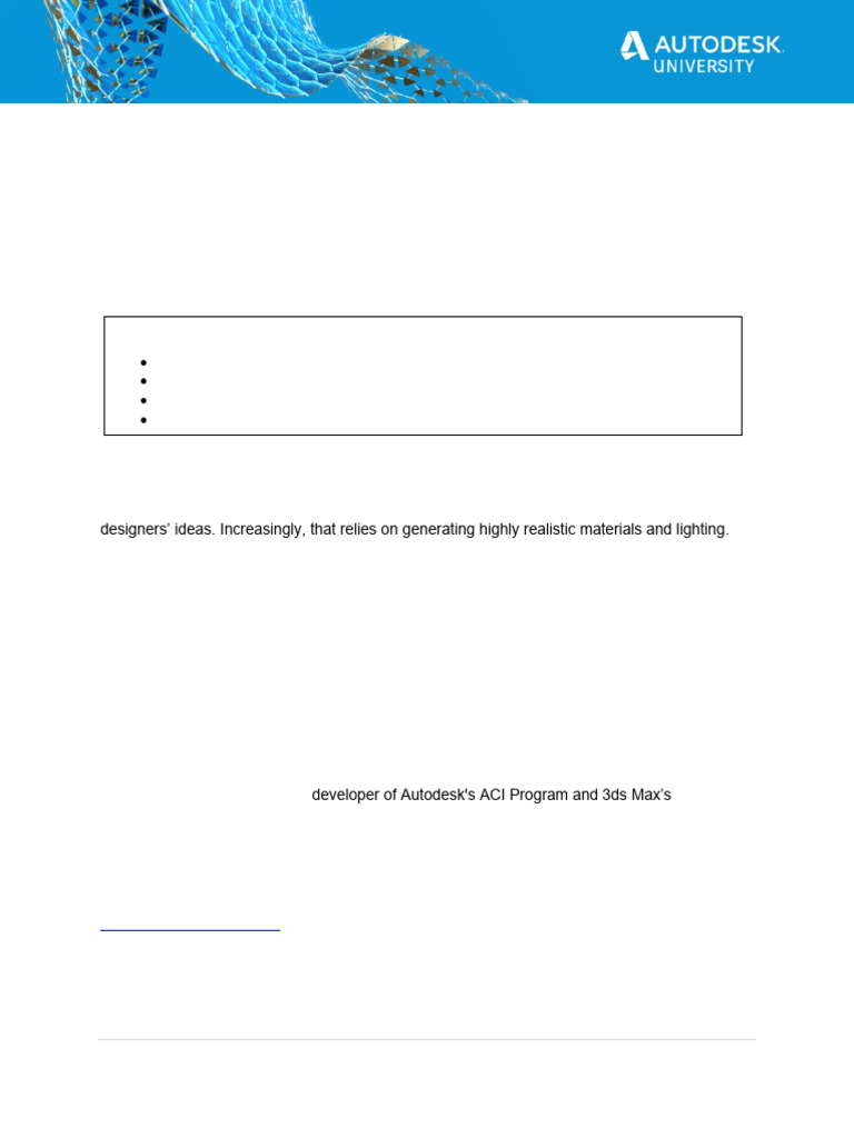 Class Handout FTV469077 | PDF | Shader | Texture Mapping