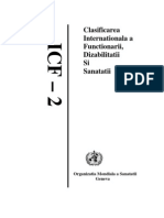 ICF-2 - Clasificarea International A A Functionarii Dizabilitattii Si Sanatatii