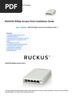 Ruckus r510 AP Configuration | PDF