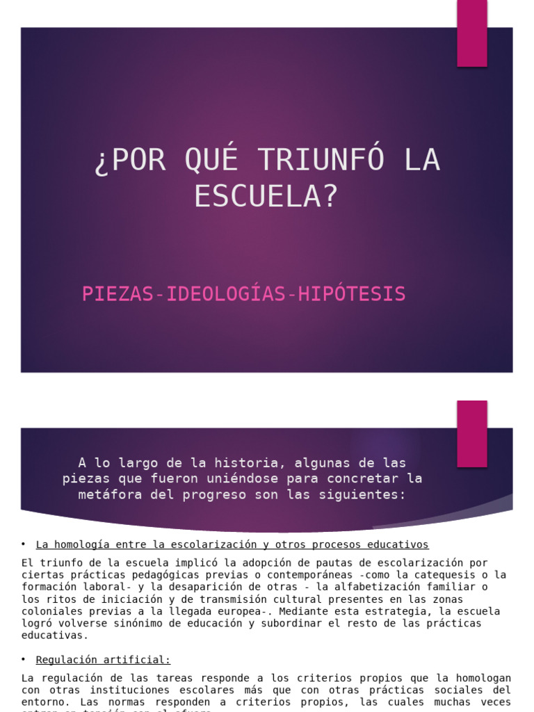 Por Qué Triunfo La Escuela 2 | PDF | Escuelas | Plan de estudios